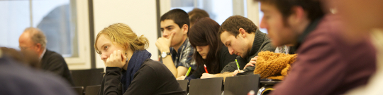 Studierende im Hörsaal